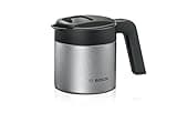 Original Bosch TCZ8007US Coffee Pot, 1L or 33.8 fl. oz., Stainless Steel, For Bosch 800 Series VeroCafe Fully Automatic Espresso Machines