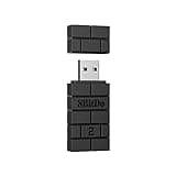 8Bitdo Wireless USB Adapter for Switch, Windows, Mac & Raspberry Pi - Compatible with Xbox, PS5 Controllers