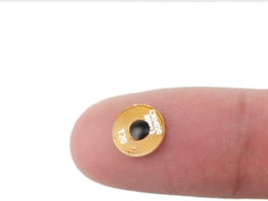 YANZEO 10pcs 8MM Mini Flexible high Frequency Mini NFC Electronic tag Bluetooth Pairing Mini RFID Asset tag 213 chip