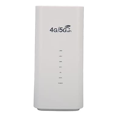 Unlocked 4G LTE Modem Router with SIM Card Slot, 4 Antenna & Up to 32 Users for Travel, Road Trips & Camping (US Plug)