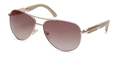 GUESS Women's Metal Sunglasses, Shiny Rose Gold