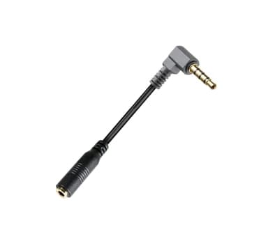 ienza Replacement SC4 TRS-TRRS, TRS 3.5mm Female to TRRS Male Rode Movo BOYA Recording Microphone Adapter Cable Cord for iPhone, Smartphone & Other Devices