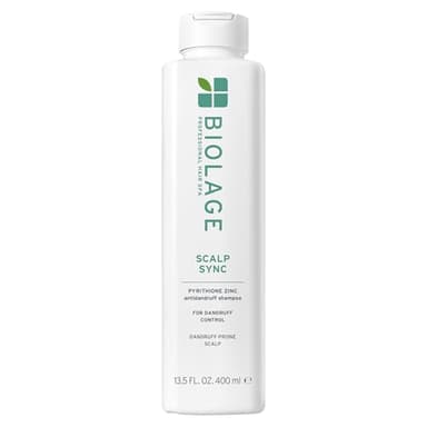 Biolage Scalp Sync Anti-Dandruff Shampoo - Controls Itchy Scalp, Deeply Cleanses, Moisturizing Dandruff Treatment, With Zinc Pyrithione, Vegan & Cruelty-Free, 13.5 Fl Oz
