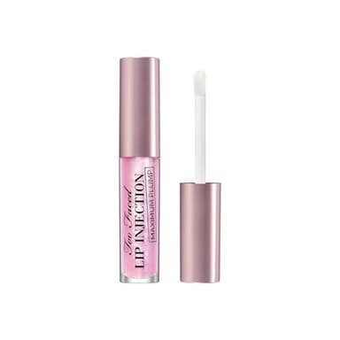 Too Faced Lip Injection Maximum Plump Extra Strength Lip Plumper Gloss | Hydrating, Volumizing, + Plumping, Travel Size, 0.10 Fl Oz, Original