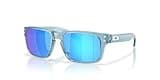 Oakley OJ9014 Holbrook XXS Rectangular Sunglasses, Transparent Stonewash/Prizm Sapphire, 50 mm