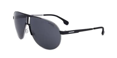 Carrera Men's CA1005/S Pilot Sunglasses, RUTHENIUM BLACK MATTE BLACK/GRAY BLUE, 66 mm