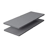 Zutan, 1.5-Inch Split Bunkie Board for Mattress/Bed, Fully Assembled, Improved Comfort and Support, Twin(Set of 2), Grey