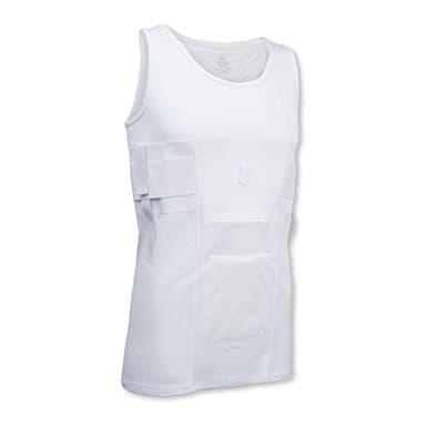 Genki Garb LVAD Medical Tank (L) White