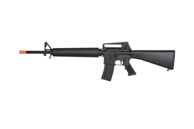 GoldenBall & Eagle M16 Gas Blowback Polymer GBB Gas Airsoft Rifle -350 FPS/Black