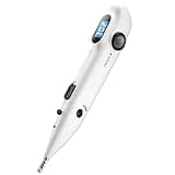 Electronic Acupuncture Pen Rechargeable Electric Meridian Pointer Excel ii lt Stimulator Acupoints Finder Acupressure Pen Automatically with 2 Massage Heads