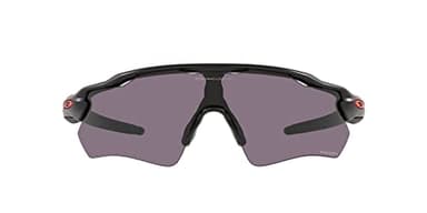 Oakley mens OO9208 Radar EV Path Rectangular Sunglasses, Matte Black/Prizm Grey, 38 mm