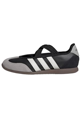 adidas Women's Barreda Mary Jane, Black/White/Gum, 9