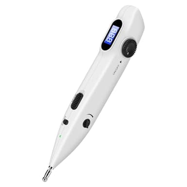 iVOLCONN Electronic Acupuncture Pen for Pain Relief and Circulation, Rechargeable Meridian Energy Acupressure Pen Find Acupoints Automatically with 20 Levels Intensity and 3 Modes
