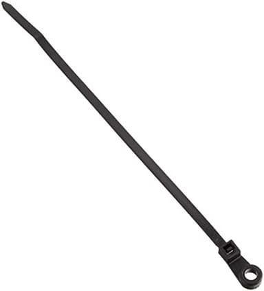 ELPA KBN-N150030(BK) Cable Ties 5.9 inches (150 mm), Screw Fixing Type, Pack of 30, Tensile Strength, 40.9 lbs (18.2 kg), Weather Resistant