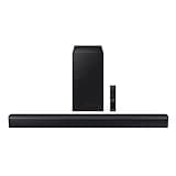 SAMSUNG HW-C450 2.1ch Soundbar w/DTS Virtual X, Subwoofer Included, Bass Boost, Adaptive Sound Lite, Game Mode, Bluetooth, Wireless Surround Sound Compatible