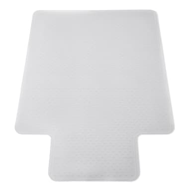 Amazon Basics Office Chair Mat for Low Pile Carpeted Floors with Lip, 36" x 48", Clear