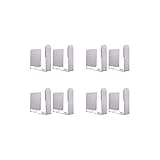 YURINJEE Pot Lid Holder, Stainless Steel Wall Mounted 3M Self Adhesive Pan Cover Racks (Set of 4) Freely Adjustable Length