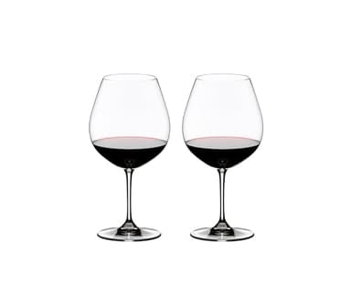 Riedel Vinum Pinot Noir Wine Glasses, Set of 2, Dishwasher Safe, 6416/07