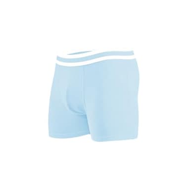 SILVERLINING E M F Blocking Underwear for Men – Boxer Brief with Anti Odor Silver Fabric, No Ride Up Legs | Faraday Shielding (US, Alpha, Large, Regular, Regular, 1, Light Blue)
