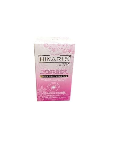 HikariUltra Premium Japan Glutathione with Oral Sunblock and Photoprotection Technology 60 caps