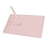 HUION Inspiroy 2 Small Drawing Tablet, Digital Art Tablet with Scroll Wheel, 6 Hot Keys, Battery-Free Stylus, Pink Graphics Tablet for Drawing, Design, Writing, Work with PC, Mac & Android