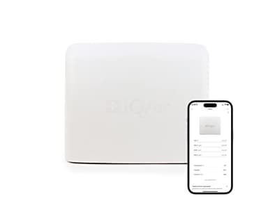 AirVisual Outdoor – Outdoor Air Quality Monitor, Detects PM1, PM2.5, PM10, Optional CO2, Temperature, Humidity, Pressure, Modular Sensor Design, Wi-Fi, LAN, German Made