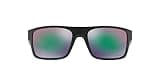 Oakley Men's Oo9367 Drop Point Rectangular Sunglasses, Matte Black/Prizm Maritime Polarized, 61 mm + 0
