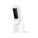 Ring Pan-Tilt Indoor Cam | See all around with 360° pan coverage, HD video, plus Two-Way Talk (2024 release) | White