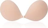 Awant Strapless Sticky Bra (US, Cup Band, A, Beige)