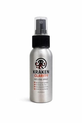 Kraken Clarity Anti-Fog Eyeglass Lens Cleaner Spray – Streak-Free, Safe for Coated Lenses, Glasses, Sunglasses, Goggles & Camera Lenses
