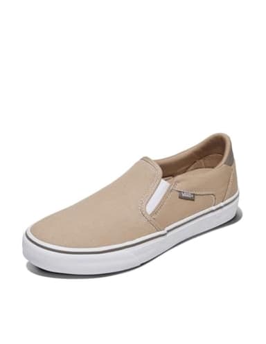 Vans Men's Asher Deluxe Slip-On Shoe | Comfortable Sneakers for Fashion, Walking & Everyday Wear, T&L Incense, 9.5