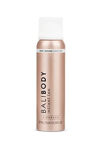 Bali Body Instant Tan Light-Medium | Skin Perfecting Aerated Spray, Instantly Flawless Airbrushed Bronzed Finish | Soothing for All Skin Types | Vegan, Cruelty Free, Australian Made (97 ml/3.28 fl oz)