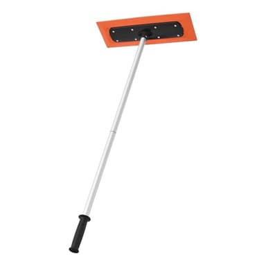 VEVOR Snow Rake, 4ft Snow Broom, Snow Scraper for Car, 17.7 in Foam Blade for No Scratches, Non-Slip Handle, Lightweight Snow Removal Tool for Cars Vehicle Garage Rooftop Leaves Debris Clearing
