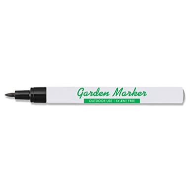 Garden Markers for Outdoor Use, 0.8 mm Medium Point, Black - Fade Resistant Ink, Waterproof, Xylene Free, No Smudging, Dries Quick, Alcohol Based Garden Marker Pen, Use On Almost Any Surface