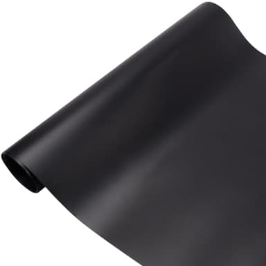 GORGECRAFT Black PVC Backdrop 120x40cm/47.24x15.75inch Food Photography Background Matte Waterproof Vinyl for Product Video Photo Studio Shooting Flat Lay Cosmetics Jewelry