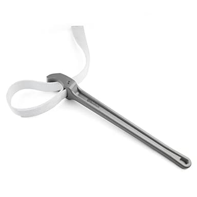 DURATECH Strap Wrench 18" Handle, Adjustable Nylon Strap Pipe Wrenches, Oil Filter Strap Opener Wrench