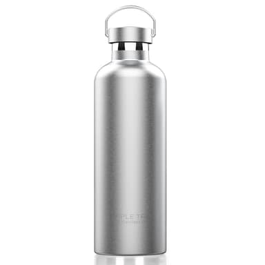 Triple Tree 34OZ Vacuum Insulated Stainless Steel Water Bottle, Double Wall Wide Mouth Lids Keeps beverage Hot or Cold Sweat Proof