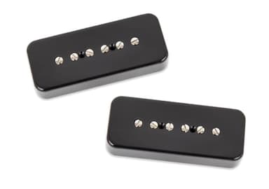 Seymour Duncan Vintage P90 Silencer Black Cover Set - Soapbar - Electric Guitar Pickup