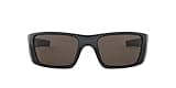 Oakley Men's OO9096 Fuel Cell Rectangular Sunglasses, Polished Black/Warm Grey, 60 mm