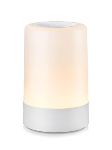 G Keni Nursery Night Light for Baby, Portable LED Touch Night Lamp for Kids and Adult, Breastfeeding, Sleep Aid, USB Rechargeable Nursing Lamp, Bedside Dimmable Warm Night Light, Soft Eye Caring