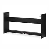 Zreephy Wooden Furniture Stand With 3-Pedal Unit System Compatible for Yamaha P48 P85 P95 P105 P115 Digital Piano Keyboards