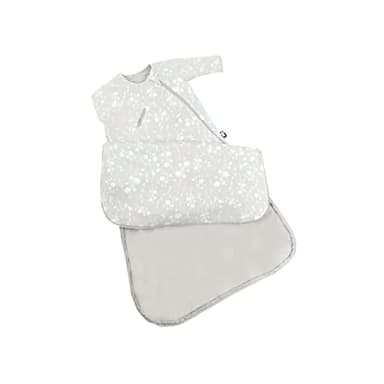GUNAMUNA Long-Sleeve Sleep Sack for Babies, Wearable Sleep Bags, Soft Rayon, 1.0 TOG, Magnolia, 3-9 Months