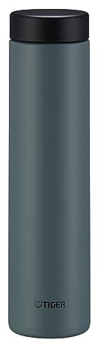 Tiger Thermos Flask MMZ-W060GW Dishwasher Safe, 20.3 fl oz (600 ml), White Water, Screw Stainless Steel Bottle, Lid and Seal are Integrated for Washing Only 2 Pieces, Easy Cap, Vacuum Insulated, Mug