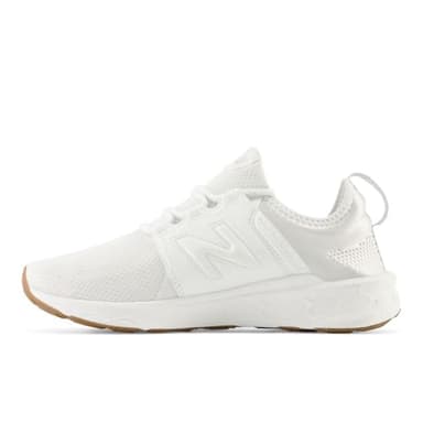 New Balance Women's Fresh Foam X Cruz V3 Running Shoe, White/White/Gum 020, 9.5 M