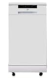 SPT SD-9263W 18″ Wide Portable Dishwasher with ENERGY STAR, 6 Wash Programs, 8 Place Settings and Stainless Steel Tub – White