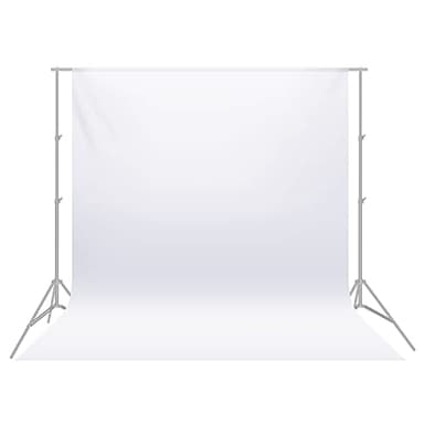 Neewer 6x9 feet/1.8x2.8 meters Photo Studio 100 Percent Pure Polyester Collapsible Backdrop Background for Photography, Video and Television (Background Only) - White