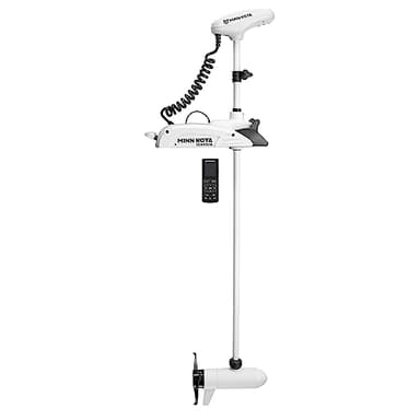 Minn Kota Riptide Terrova Bow-Mount Electric Trolling Motor with GPS, Spot-Lock – 80 Lb. Thrust, 60 in. Shaft, Saltwater