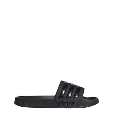 adidas Unisex Shower Slide Sandal, Core Black/Core Black/Core Black, 11 US Men