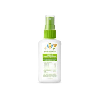 Babyganics Insect Spray, 2oz, 1 pack, Made with Plant and Essential Oils, Packaging May Vary