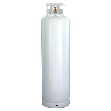 60 lb Propane Tank Cylinder - New Steel LPG Tank with CGA510 POL Valve, 14.2 Gallon Capacity - DOT Approved
